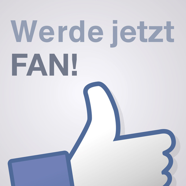Face symbol hand i like fã fanpage social voting dislike network book werde jetzt fã
 - Vetor, Imagem