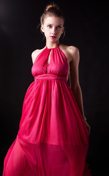 Young sensual & beauty woman in a fashionable dress. - Фото, зображення