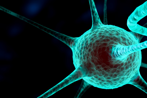 3D zenuwcel - Foto, afbeelding