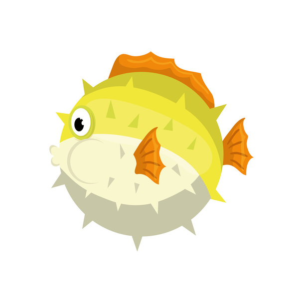 fish sea life animal icon. Vector graphic - Vektör, Görsel