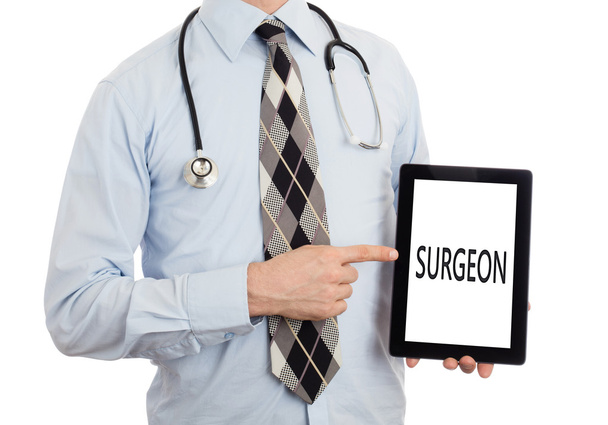 Médecin tenant la tablette - Chirurgien
 - Photo, image