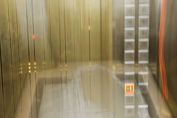 Abstract πολύχρωμο defocused ασανσέρ εσωτερικό - Φωτογραφία, εικόνα
