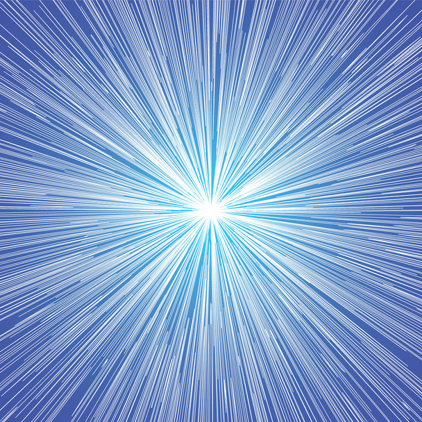 Sun Burst Blast Sininen tausta
 - Vektori, kuva