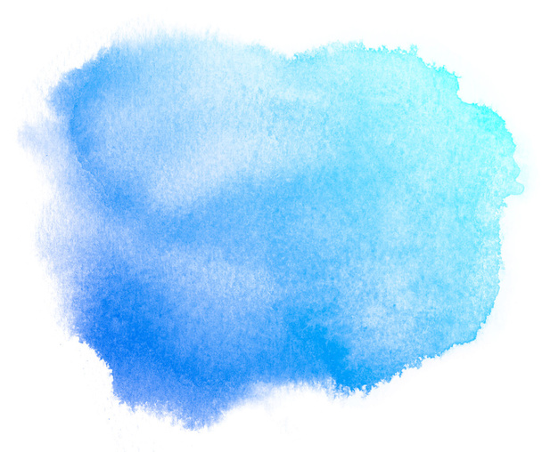 abstract blauw aquarel achtergrond. - Foto, afbeelding