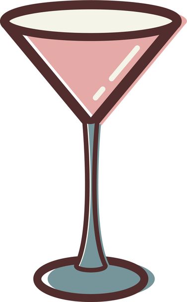 Illustration of a martini glass - Fotó, kép