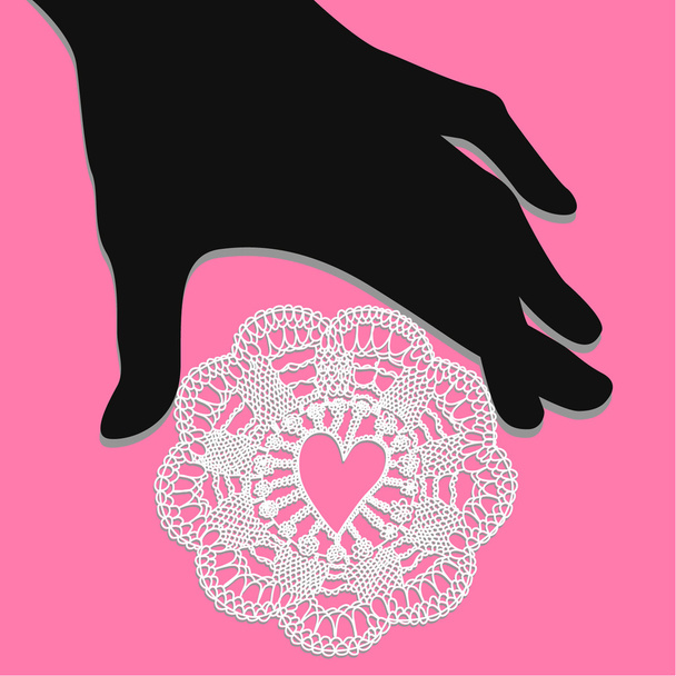 Lace doily - Vector, Image