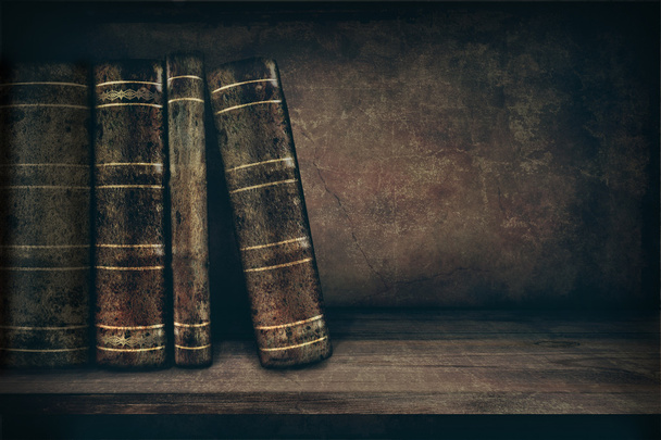 Vintage background with old books - Photo, Image