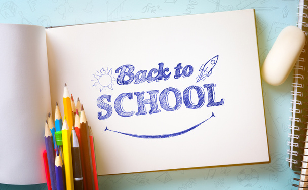 Vítejte zpět do školy Banner grafiky; Školní potřeby Tumblr - Fotografie, Obrázek