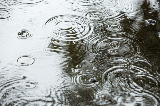 Piękne naturalne podłoże z deszczowa pogoda - Zdjęcie, obraz