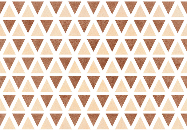 Watercolor triangle pattern. - Photo, Image