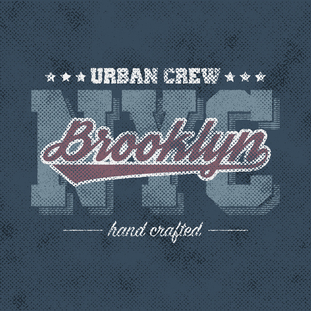 New York typography - Vector, Image