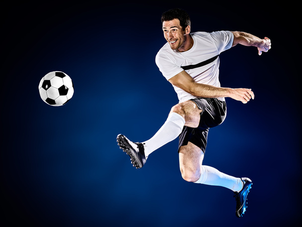 soccer player man isolated - Photo, Image