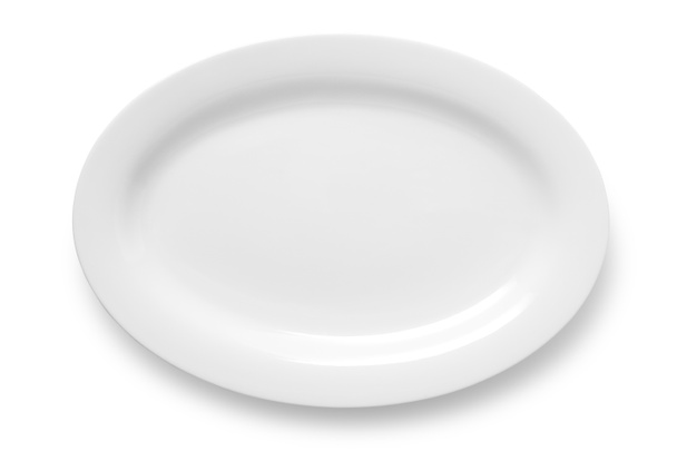 Assiette ovale vide
  - Photo, image
