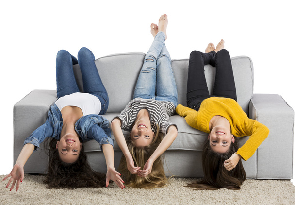 Teen girls at home - Zdjęcie, obraz
