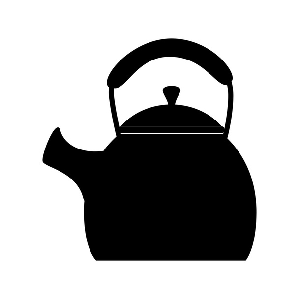 Wasserkocher pod warm Symbol Vektor - Vektor, Bild