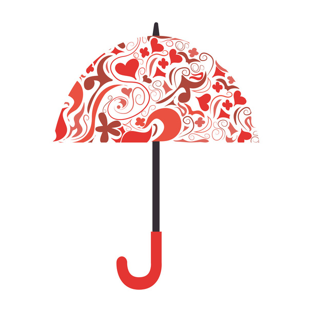 deštník pozadí barvy ikona Vektor - Vektor, obrázek