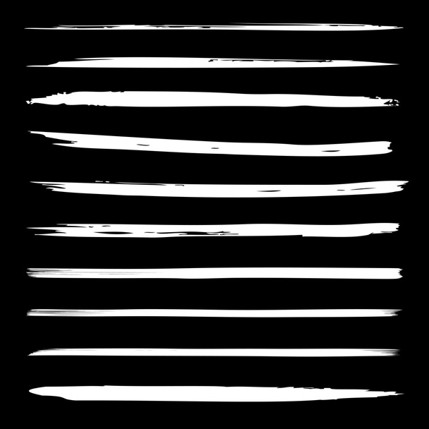 witte penseelstreken - Foto, afbeelding
