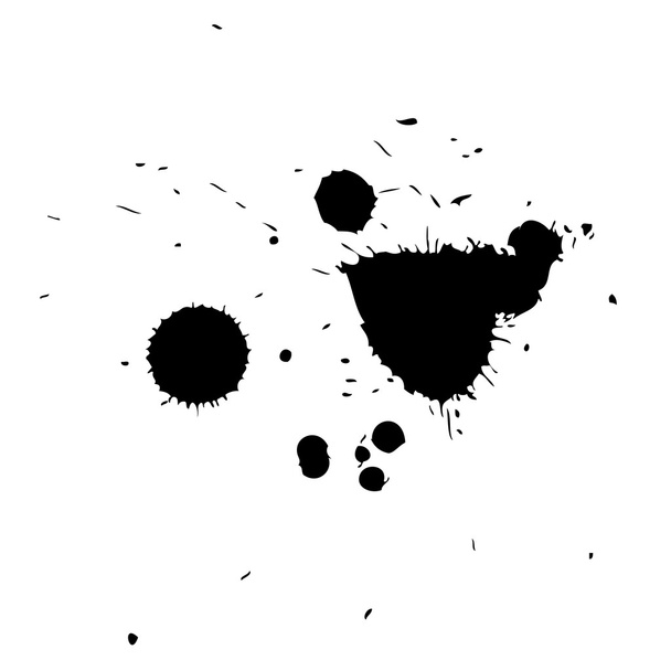 black drops silhouettes - Foto, immagini