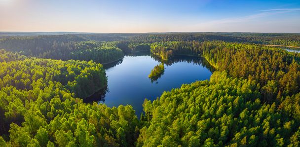 Лісове серце у формі озера
 - Фото, зображення