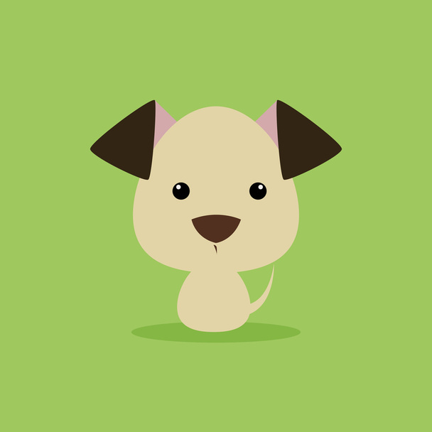 Cute Cartoon dog - Vector, Image