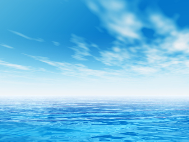 Oceano onde d'acqua e cielo
  - Foto, immagini