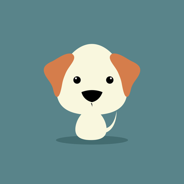 Cute Cartoon dog - Wektor, obraz