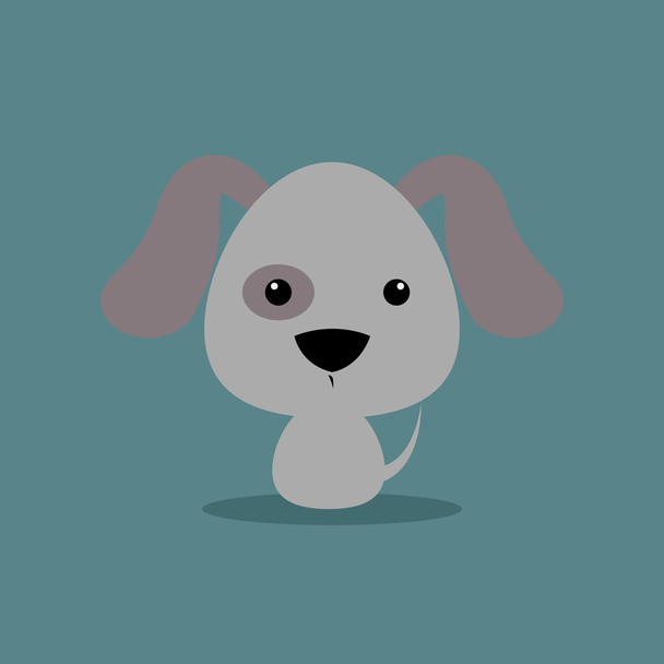 Cute Cartoon dog - Wektor, obraz