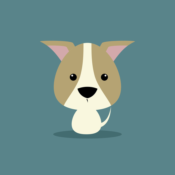 Cute Cartoon dog - Vector, Imagen