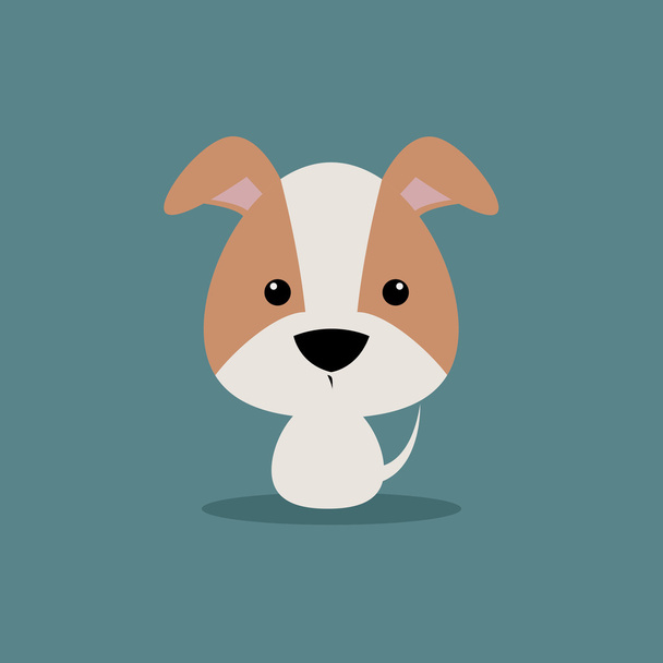 Cute Cartoon dog - Vector, afbeelding