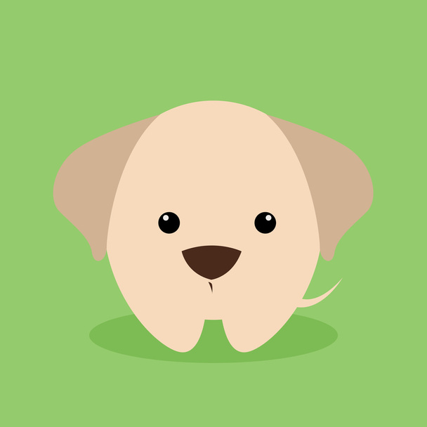 Cute Cartoon dog - Vetor, Imagem