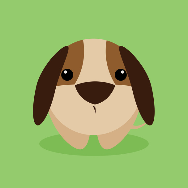 cute cartoon hond - Vector, afbeelding