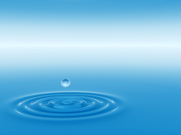 синя рідина падає у воду
  - Фото, зображення