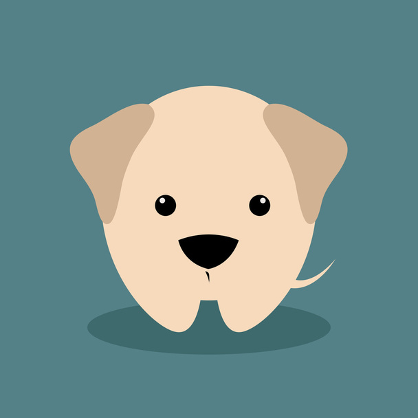 Cute Cartoon dog - Διάνυσμα, εικόνα