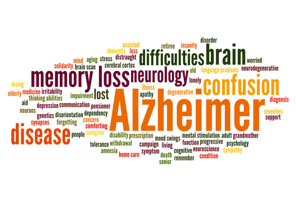 Symtoms της νόσου Αλτσχάιμερ - Φωτογραφία, εικόνα