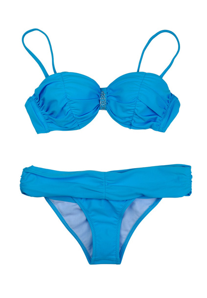 Blue swimsuit, a set of bras and panties - Foto, immagini