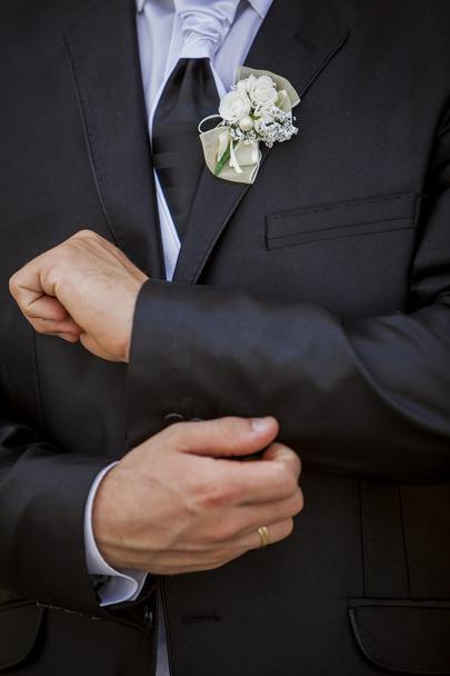 Groom suit - Фото, изображение