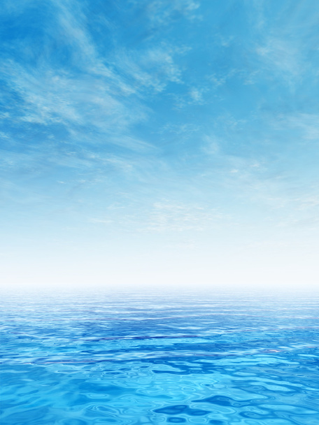 vlny oceánu vody a nebe  - Fotografie, Obrázek