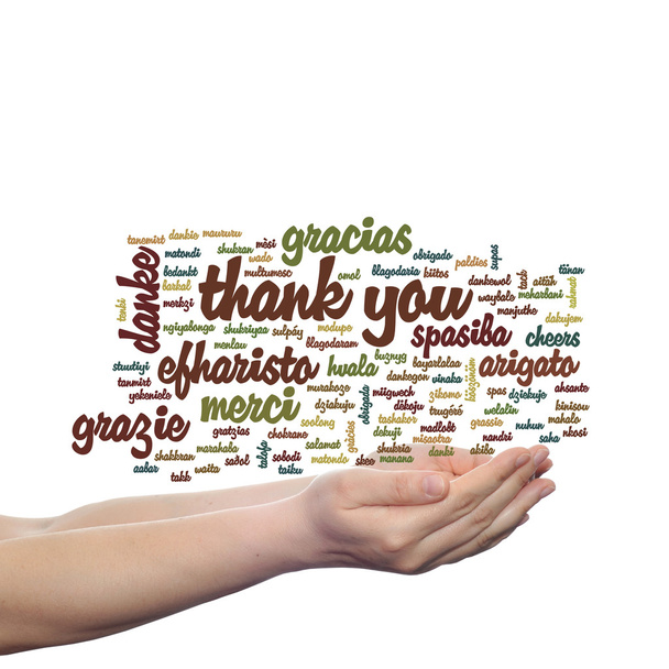 thank you word cloud  - Photo, Image