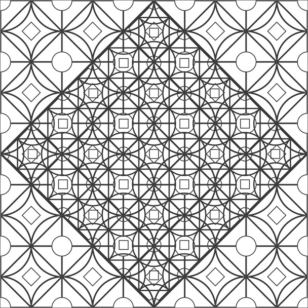 geometrische circulaire patroon achtergrond - Vector, afbeelding