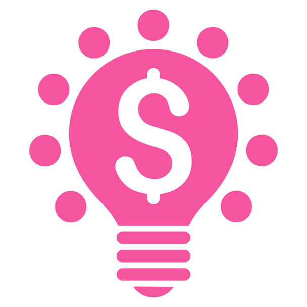 Business Patent Bulb Flat Vector Icon - ベクター画像
