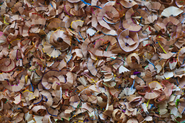 Lápices de colores virutas de madera
 - Foto, Imagen