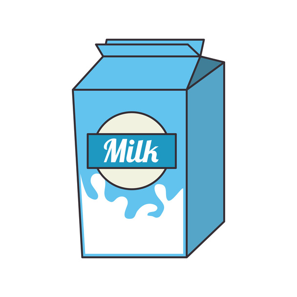 süt kutusu içeceği - Vektör, Görsel