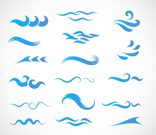 Вектор набору іконок хвилі
 - Вектор, зображення