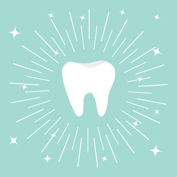 Healthy tooth icon - Вектор,изображение