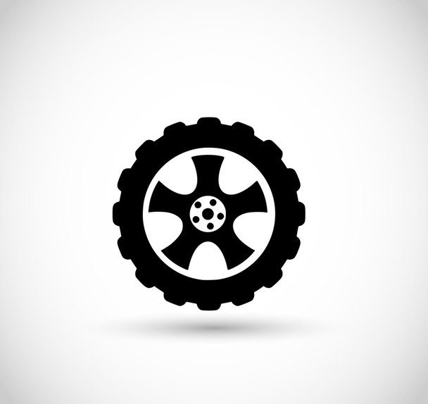 icône de pneu illustration vectorielle - Vecteur, image