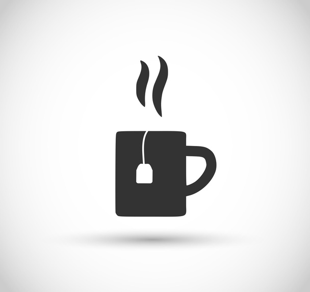 Tea mug icon vector - Vector, Image