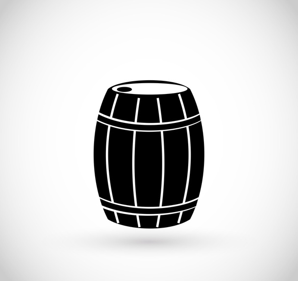 vector ícone barril
 - Vetor, Imagem