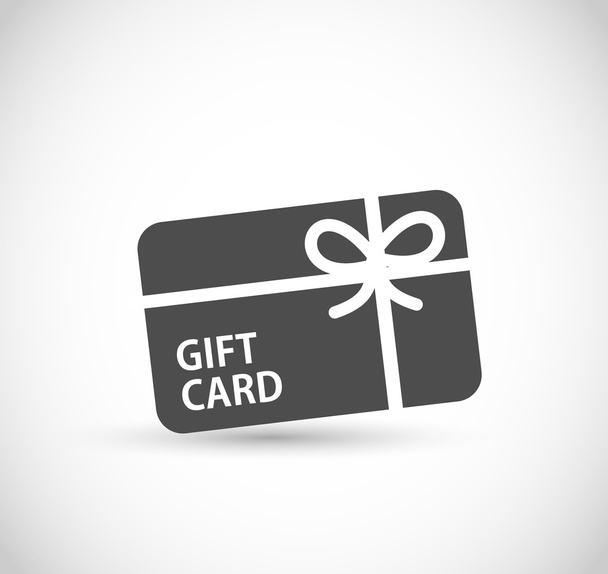 Gift card icon vector  - Vector, afbeelding