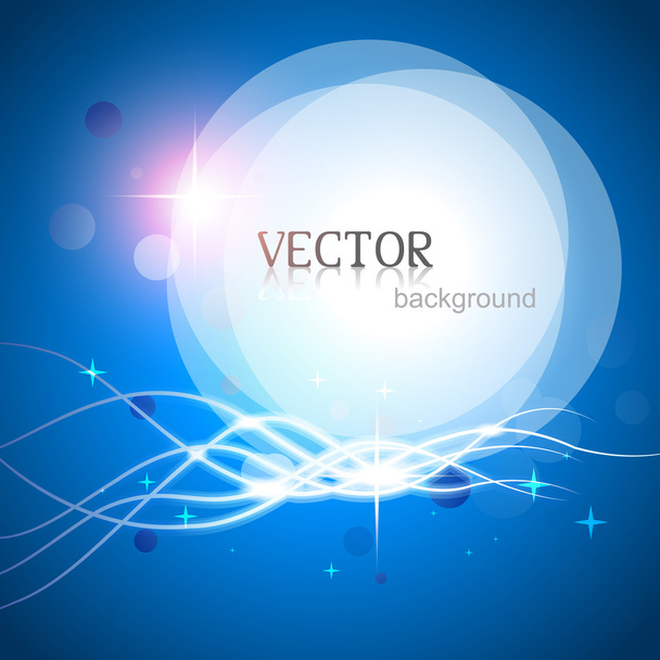 stylish glowing lines - Vector, imagen