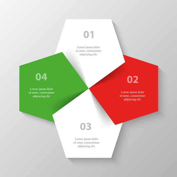 Vector business template for presentation. - Vector, Image